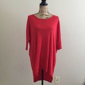 Lularoe Irma Solid Red Irma XS
